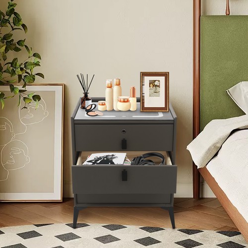 Smart nightstand drawers - nightstand, 3