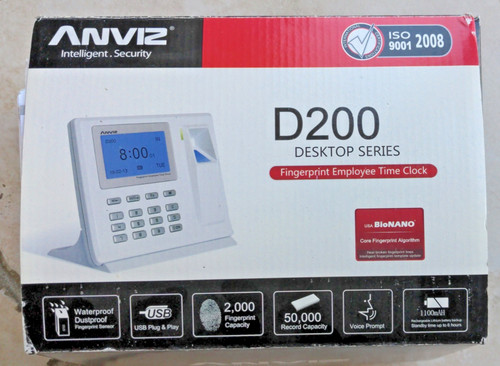 Anviz d200 fingerprint - anviz,